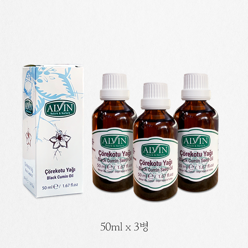 블랙커민씨드오일 50mlx3병  커민씨드오일 - 상품 이미지