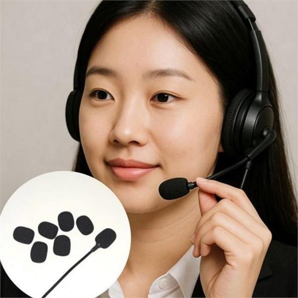 윈드스크린 마이크 스펀지 커버 고음질폼 핀 마이크 스펀지 커버 교체용 - 상세 이미지 2