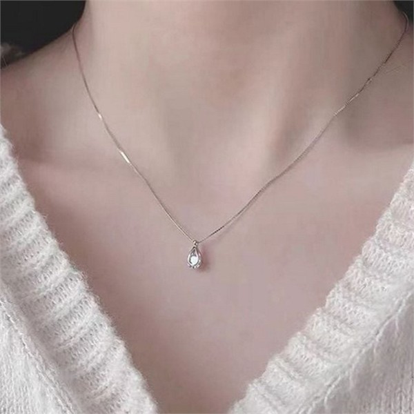 데일리 여성 펜던트 목걸이 드롭 여성 물방울 목걸이 주얼리 선물 - 상품 이미지