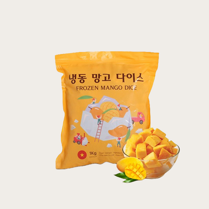 냉동 망고 다이스 1kg 음료 빙수 아망추 아샷추 - 메인 이미지