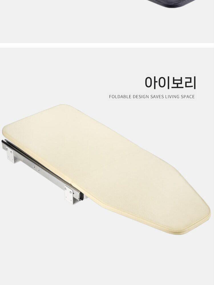 접이식 다리미대 스탠드 다리미판 다림판 빌트인 내장형 그레이 이미지 7