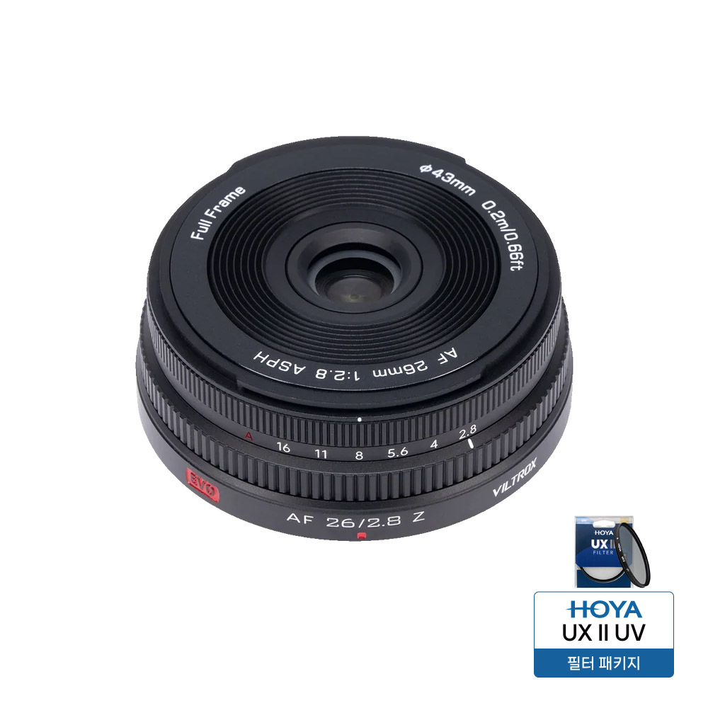 빌트록스 26mm F2.8 EVO 니콘 Z마운트 풀프레임 렌즈 - 상품 이미지