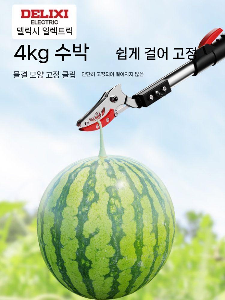 고지가위 장대 전지가위 집게 감따기 과일수확 톱날 원예 1.4-3.5미터 이미지 7