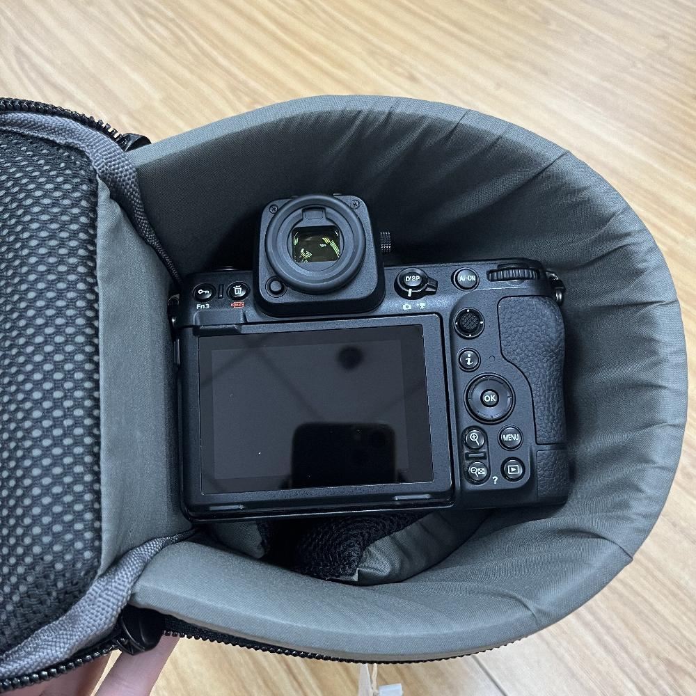 망원렌즈 가방 줌렌즈 케이스 충격방지 방수 보관 파우치 블랙 Sony FE200-600 이미지 7