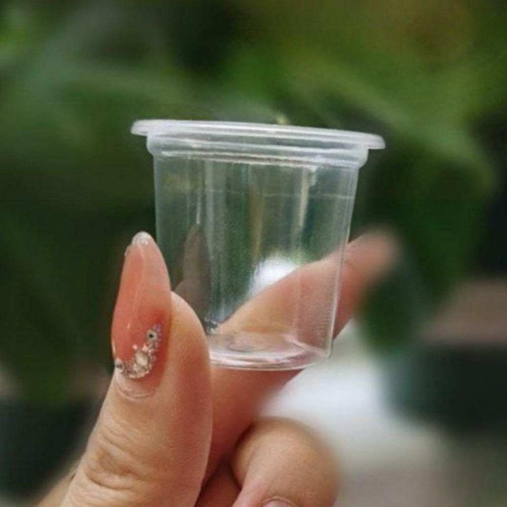 투명컵 다회용컵 플라스틱컵 일회용 미니잔 식기 맛보기 플라스틱 시음 20ML 100개 - 상품 이미지