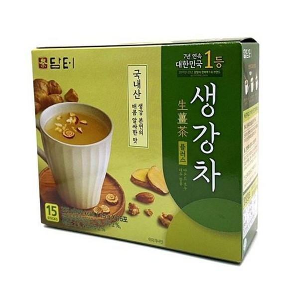 따뜻한 전통차 스틱 15스틱 생강 한방차 스틱 겨울철 간편 건강 - 상품 이미지