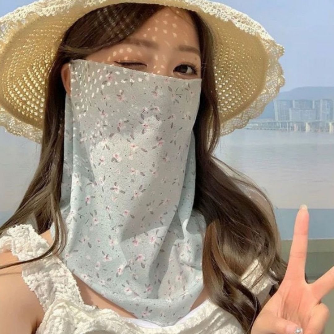 얼굴가리는마스크 페이스스카프 햇볕가리개 숨쉬는 귀걸이 이미지 8