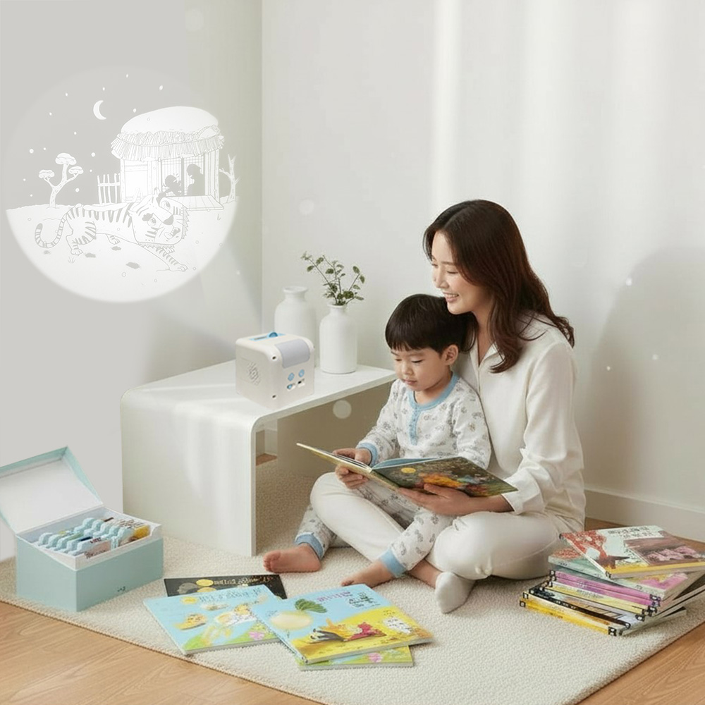 키즈위드 이야기시네마플러스 2세대 그림자극장 그림자동화 수면교육 수면등 - 상세 이미지 3