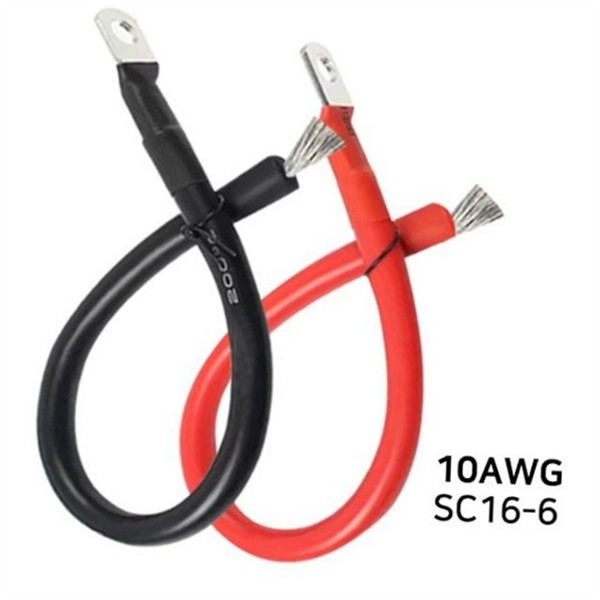 고용량 전원 케이블 10AWGSC16-650A0.5m 연장 링단자 전원 케이블 10AWGSC16-650A0.5m 파워뱅크 주택용 - 상세 이미지 2
