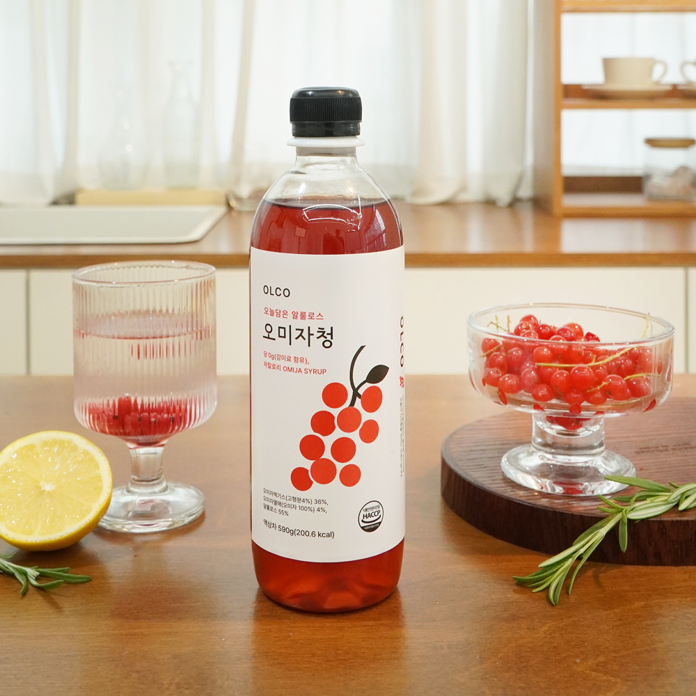 알룰로스 문경 수제 오미자청 원액 엑기스 진액 590g - 상품 이미지