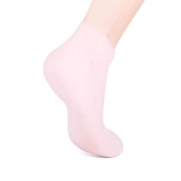 풋커버 실리콘 덧신 뒤꿈치 풋 케어 양말 보습 각질 - 상품 이미지