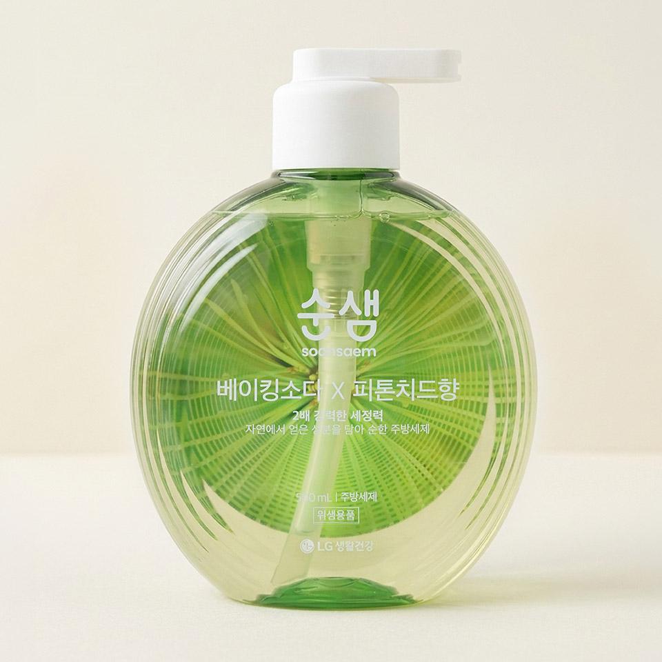 메가마트 애경 순샘 베이킹소다 피톤치드 주방세제 500ml - 상품 이미지