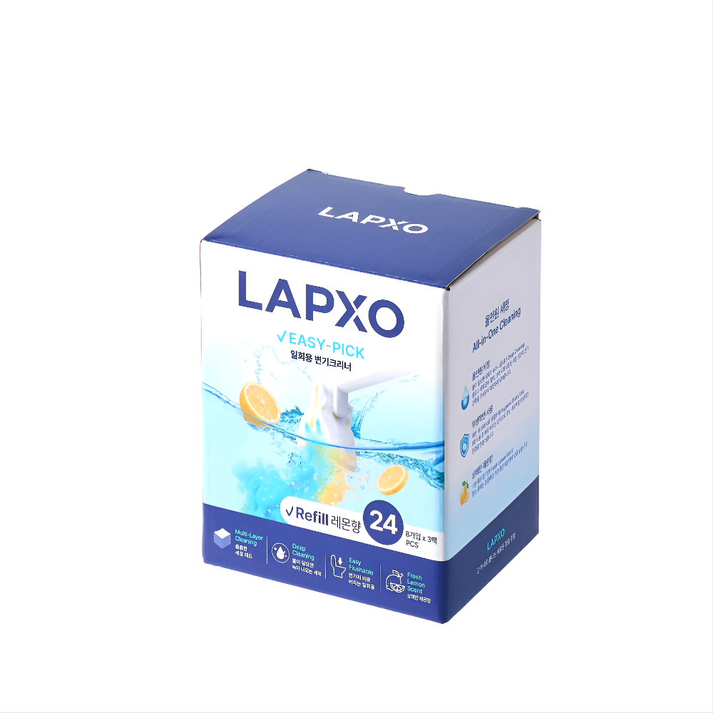 랩소 이지픽 변기 청소 일회용 변기크리너 리필팩 24개입 - 상세 이미지 2