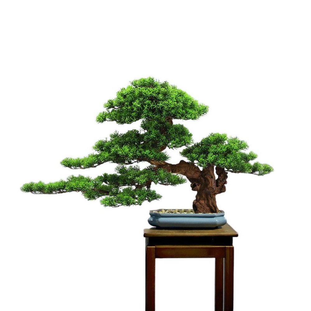 인조 소나무 분재 조화 화분 개업선물 사무실 인테리어 스타일 1 왼쪽 - 상품 이미지