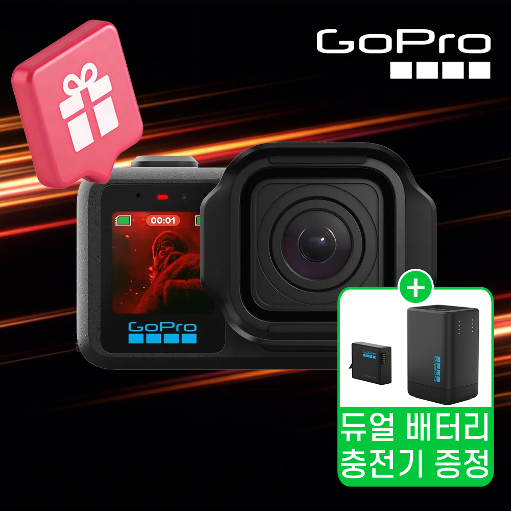 고프로 액션캠 미션1 프로 그립 헬멧 자전거 블랙박스 바디캠 유튜브 카메라 소형 POV - 상품 이미지