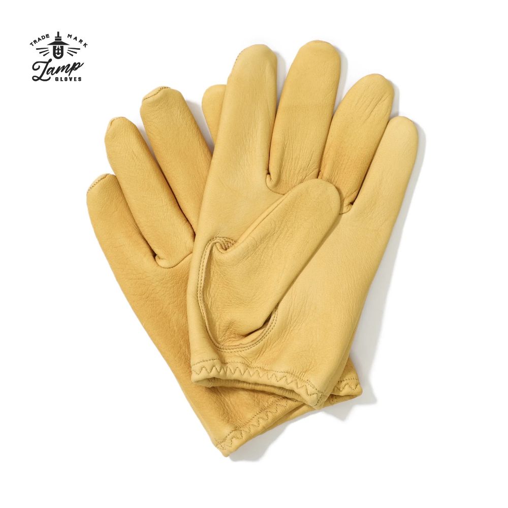 Lamp Gloves 램프 글러브 쇼티 카멜 사슴가죽 일본 프리미엄 수제 범용 장갑 - 상세 이미지 2
