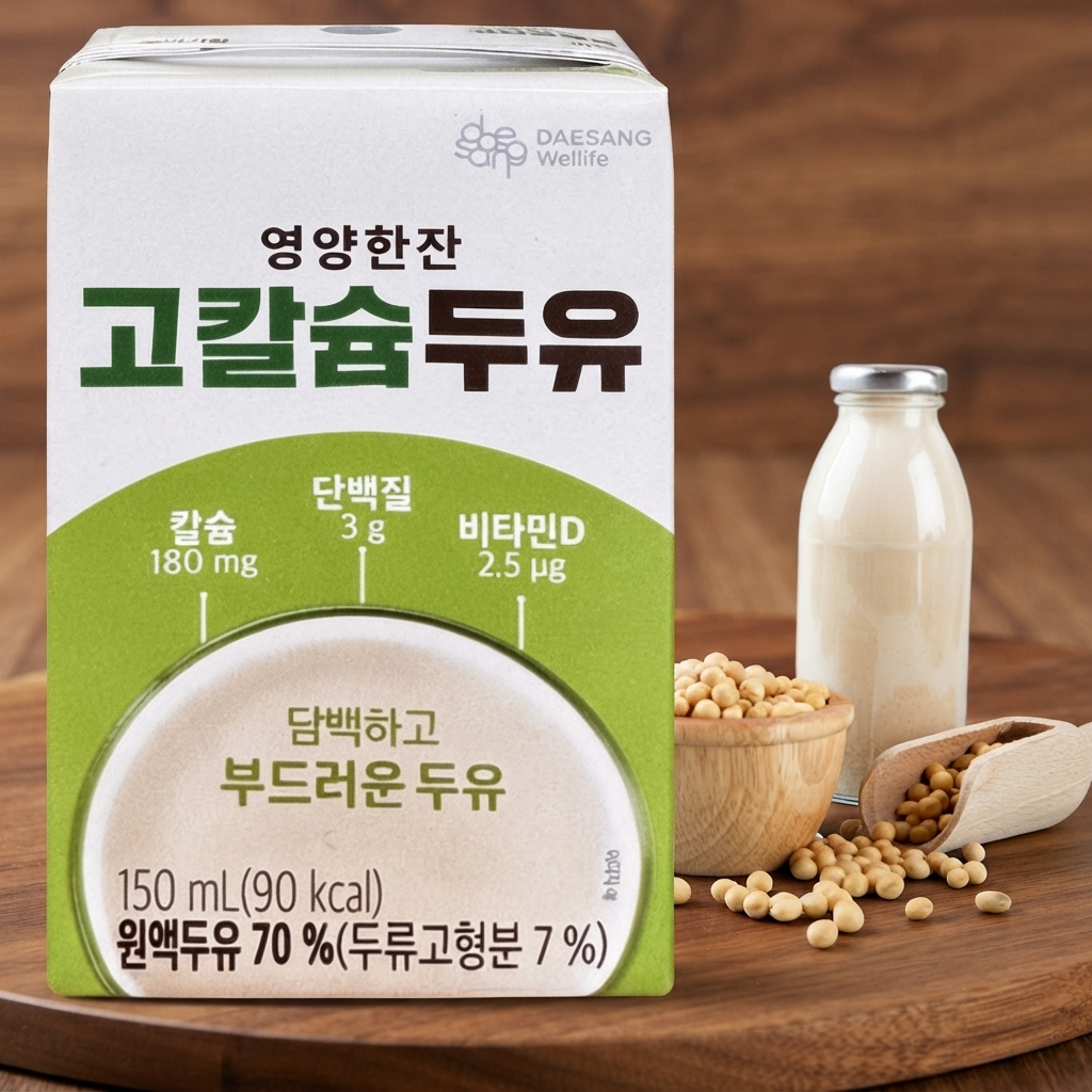 고칼슘 두유 150ml 24팩 단백질 비타민D 함유 간편 영양식 - 상품 이미지