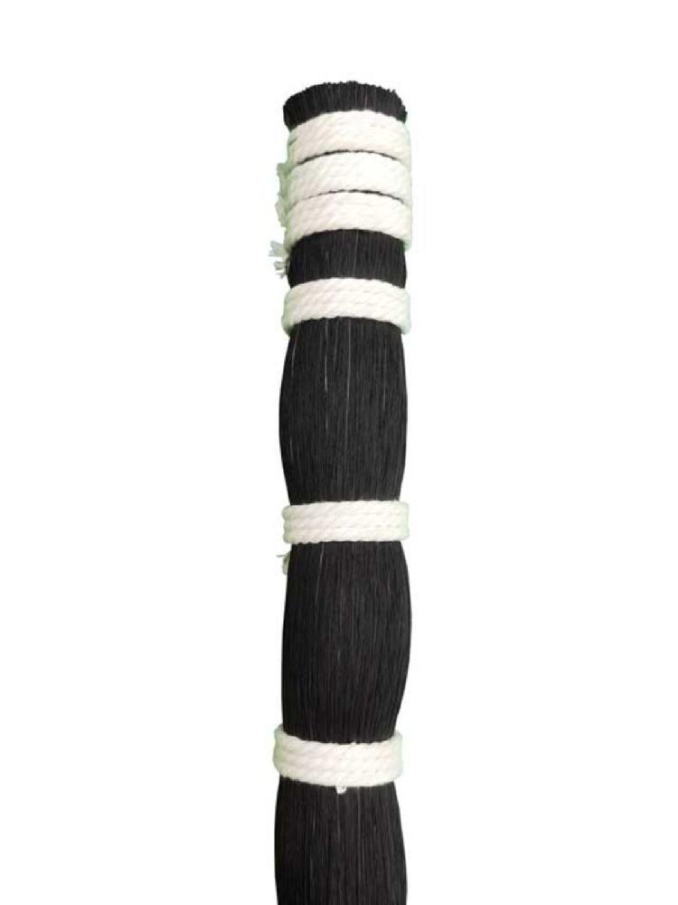 바이올린 활털 말총 활교체 현악기 활모 재료 악기 블랙 50g 길이 83-85cm 이미지 6
