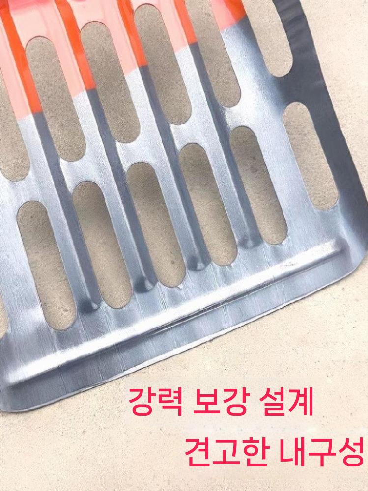 돌고르기 삽 납작삽 자갈 작은 대형 옥수수삽 곡물 소형 36x50cm+1.2m 막대 - 상세 이미지 5