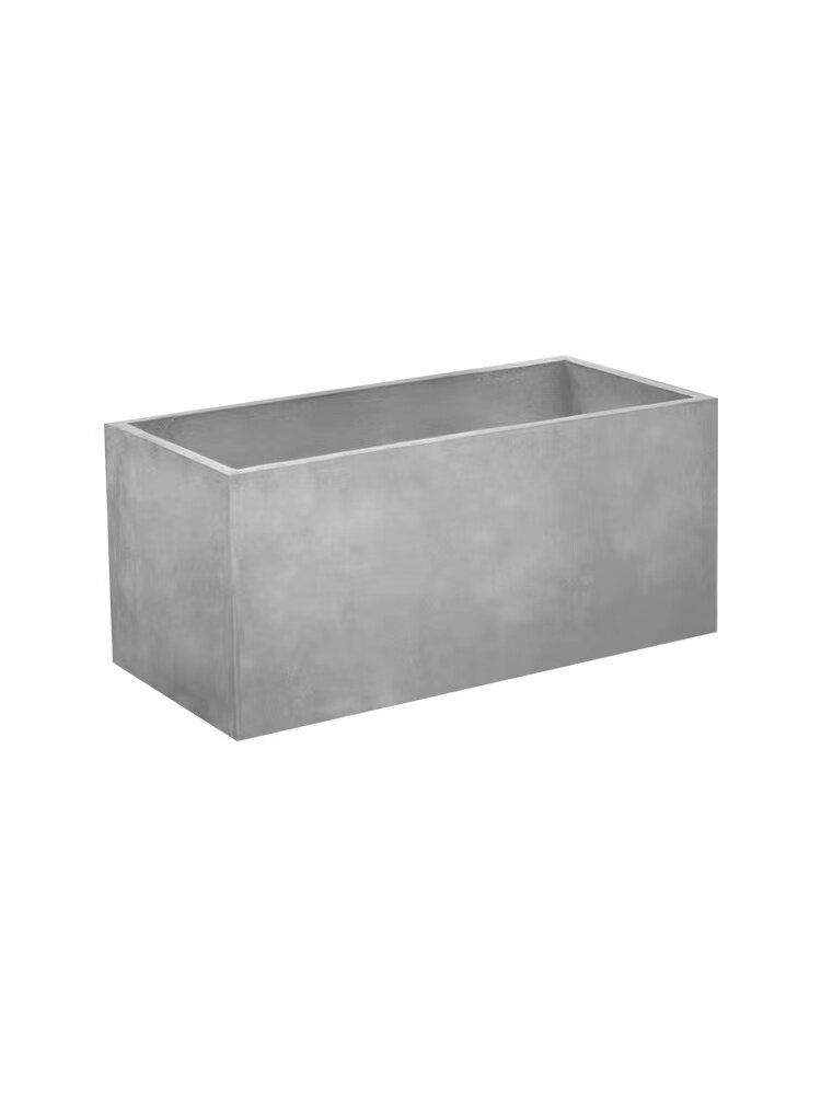 사각 화분 플랜트박스 원목 화단 옥상 야외 대형 시멘트색 80cmx21cmx21cm 이미지 7