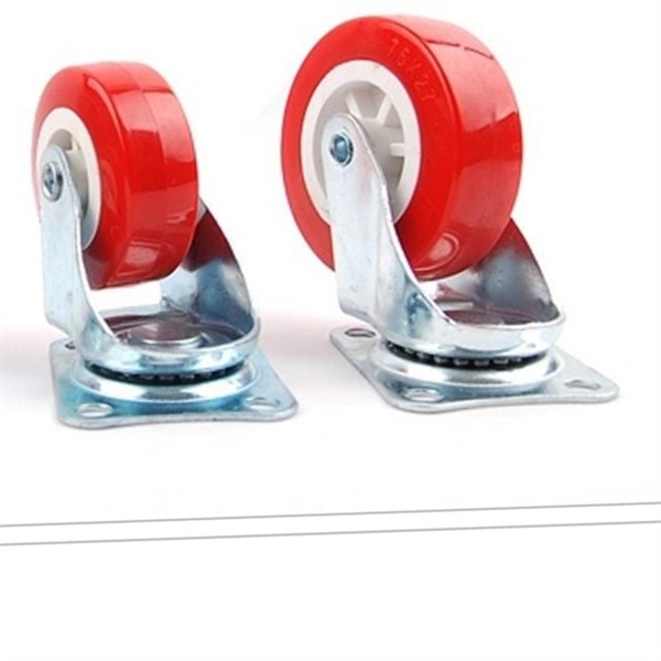 이동식 가구 바퀴 63mm 베어링 바퀴 캐스터 수납장 조절 - 상품 이미지