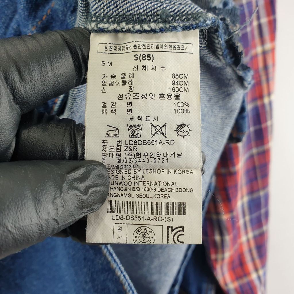 르샵 네이비 여자 데님 셔츠 85 O0323 - 상세 이미지 5