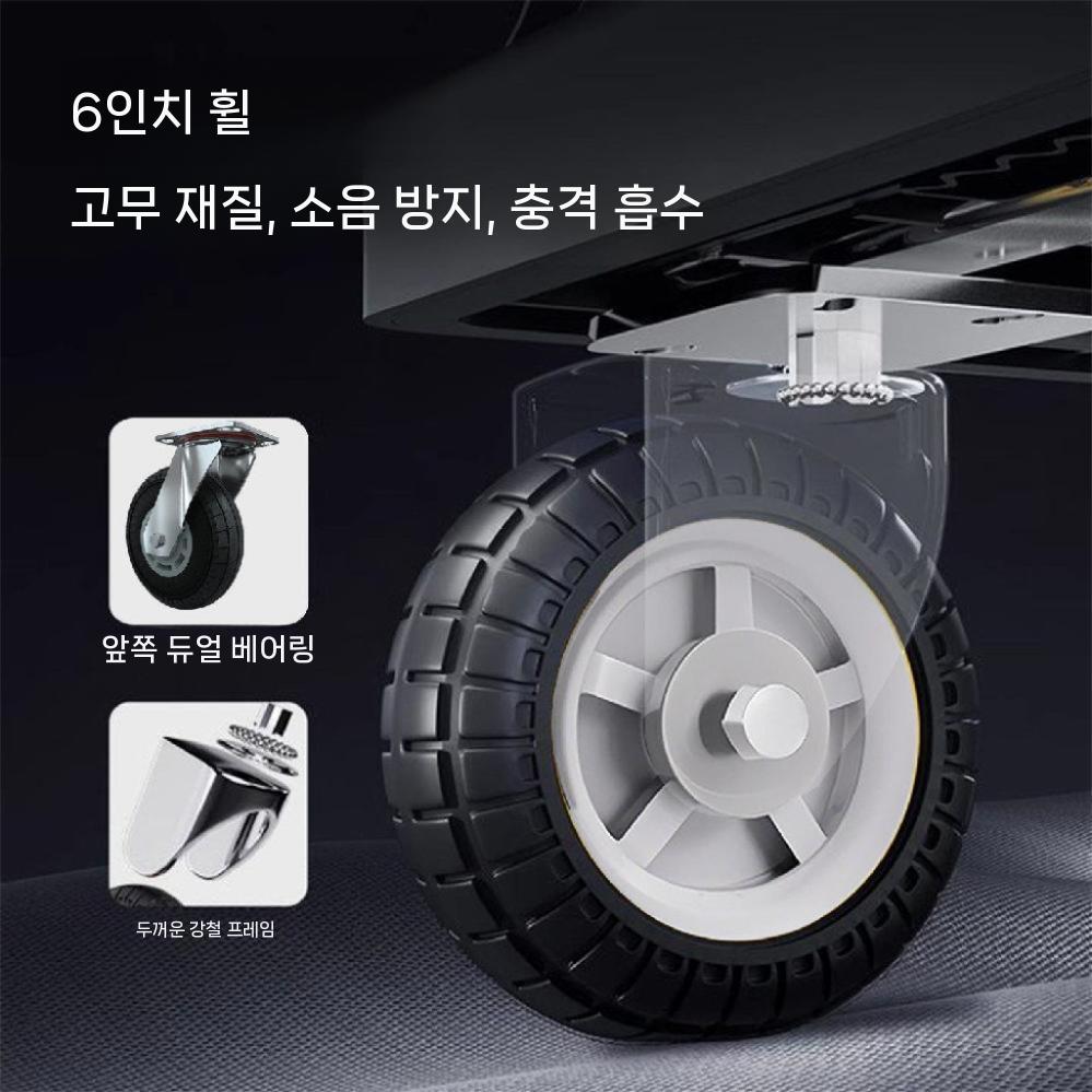 대차 구루마 운반카트 화물카트 이동식 계단용 대형 72x48cm - 상세 이미지 3