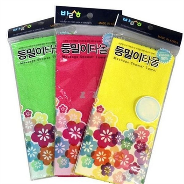 비스코스 타올 28x90 스펀지 목욕 타올 28x90 거품 타월 욕실 - 상품 이미지