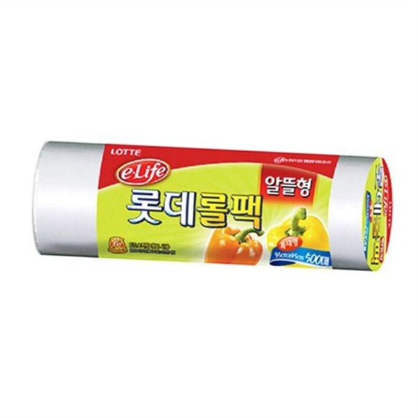 다용도 비닐 음식물 봉투 35x45x500매 신선 냉장 냉동 봉투 일회용 - 상품 이미지