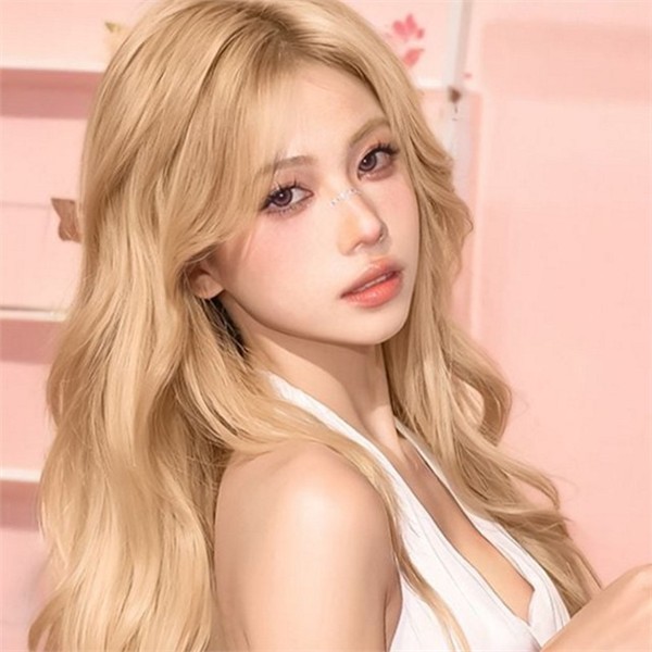 앞머리 여성 긴 웨이브 가발 통가발 여성 웨이브 가발 고운사 - 상품 이미지