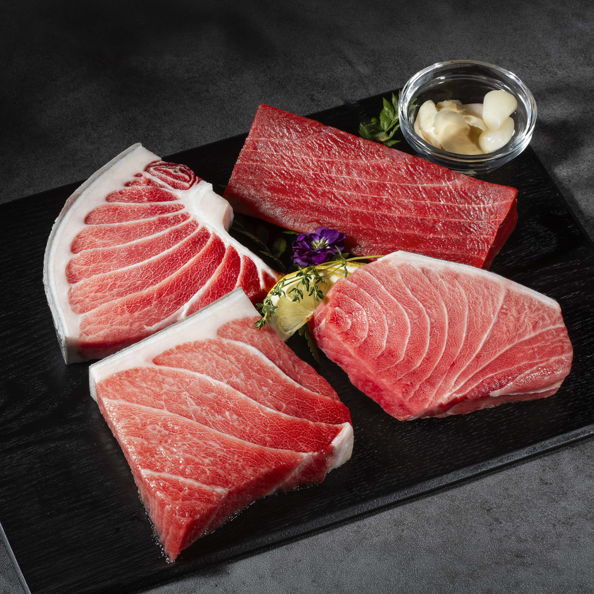 해적왕 혼마구로 참다랑어 세트 1kg 냉동 참치회 - 상품 이미지