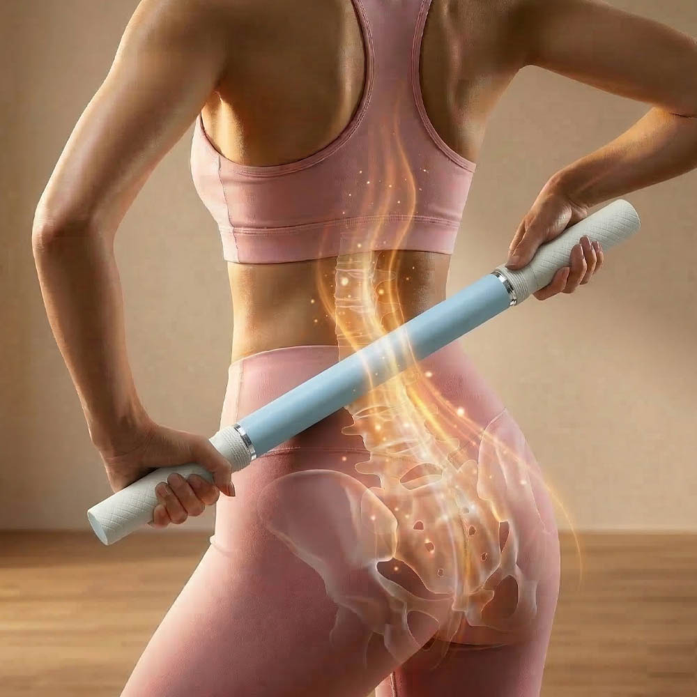 마사지스틱 바디 괄사 지압봉 종아리 허벅지 마사지롤러 - 상품 이미지