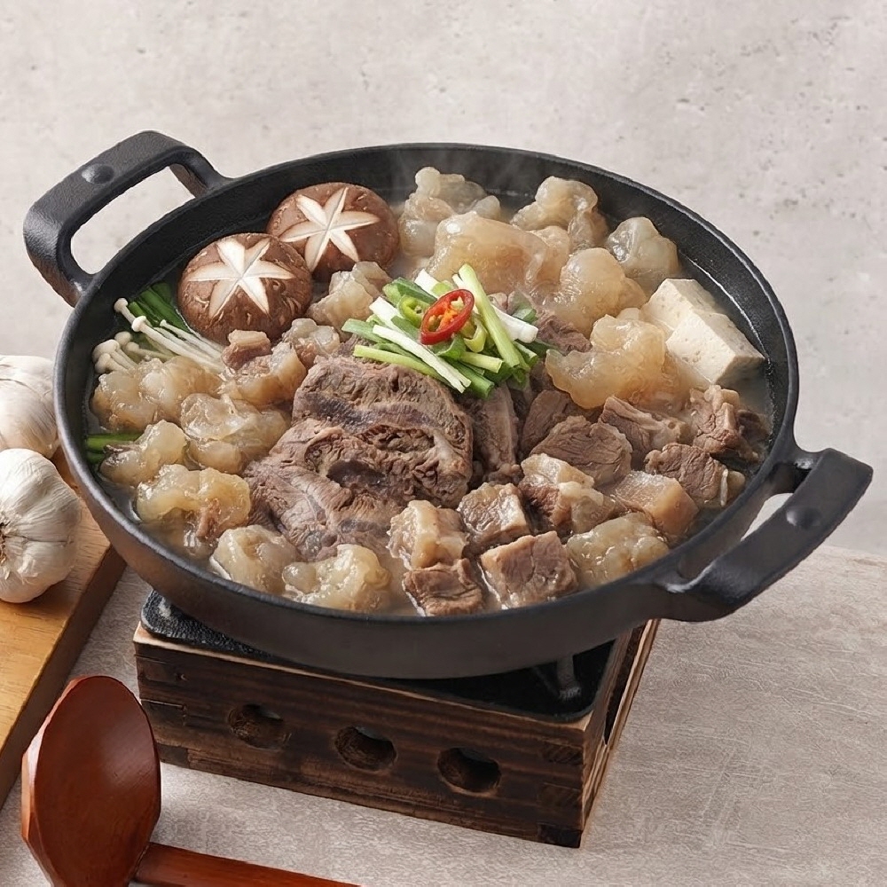 평생쓰는 인덕션 무쇠 주물 전골냄비 스키야키 나베 냄비 전골팬 26.5cm - 상품 이미지