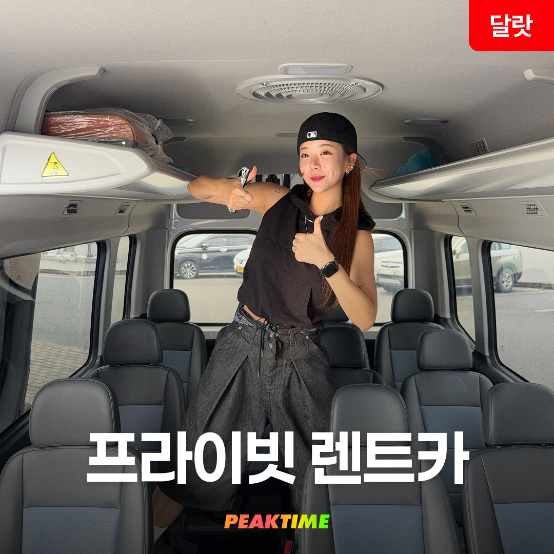 달랏 렌트카 프라이빗 기사포함 단독 렌터카 - 메인 이미지