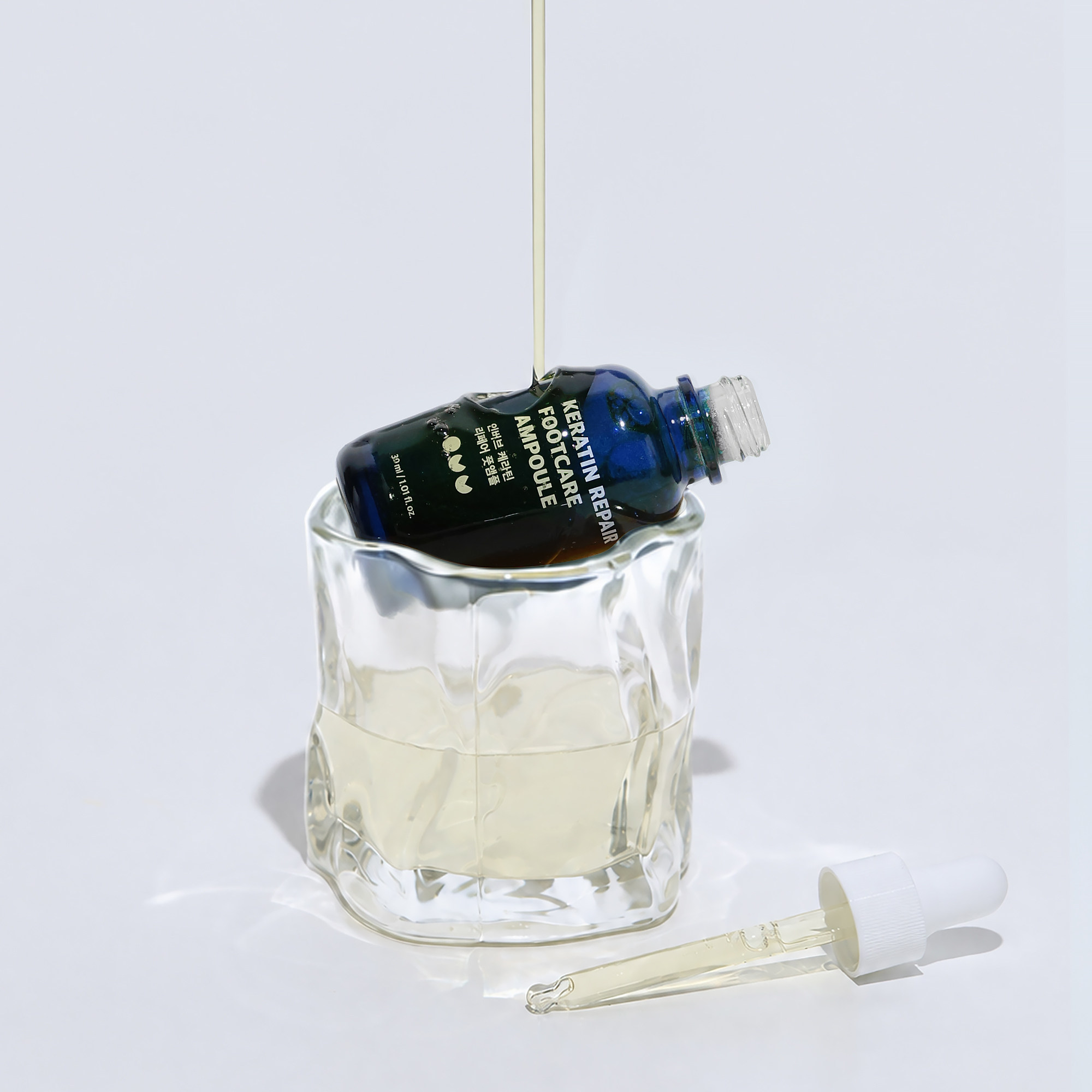 [1+1] 인버브 케라틴 리페어 풋앰플 30ml 민감성 손발톱 케어 보습 영양 - 상품 이미지