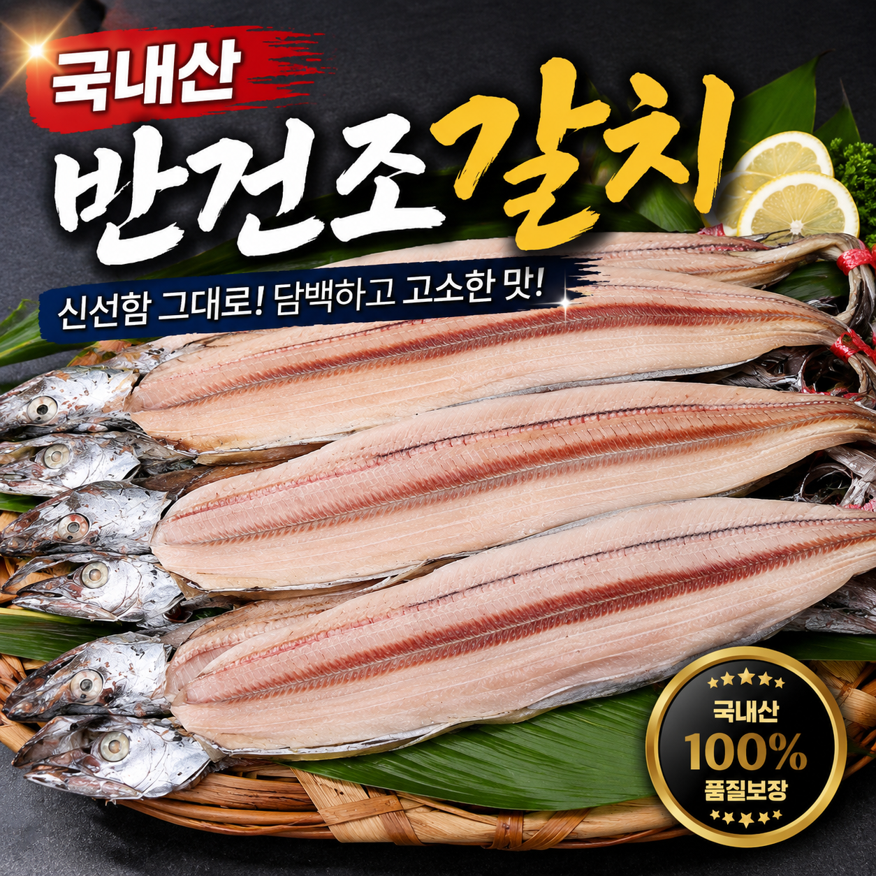국산 반건조 건갈치 갈치포 특대,대,중 마른갈치 해풍건조 - 상품 이미지
