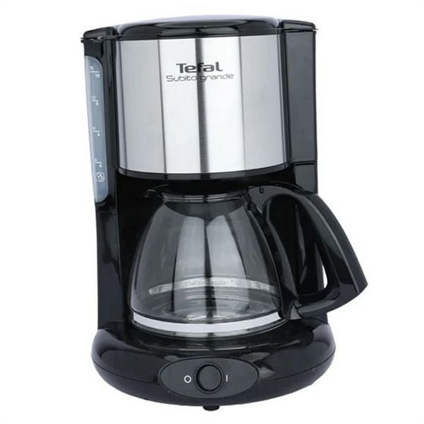 스테인리스 커피 메이커 1.25L 전자동 드립 커피 메이커 1.25L 대용량 필터 - 상품 이미지