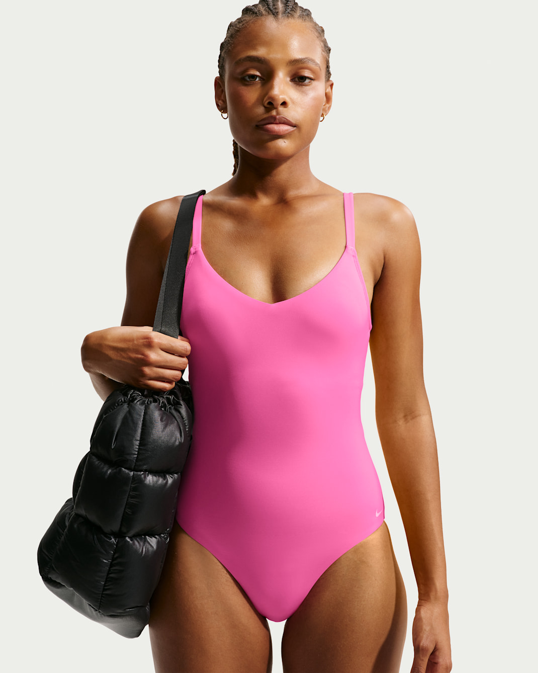 Nike Swim Effortless Essential One Piece Pink Glow, XL - 상세 이미지 5
