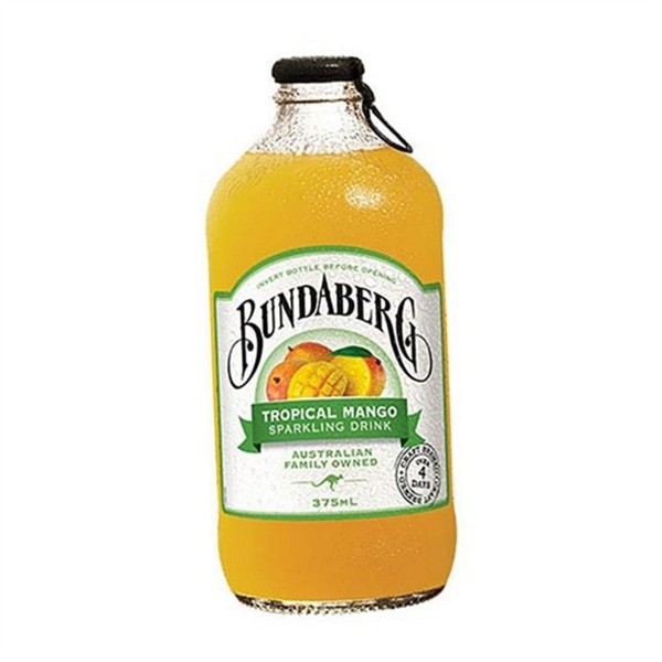트로피컬 망고 탄산 음료 375ml12개 과일 병 탄산 음료 - 상품 이미지