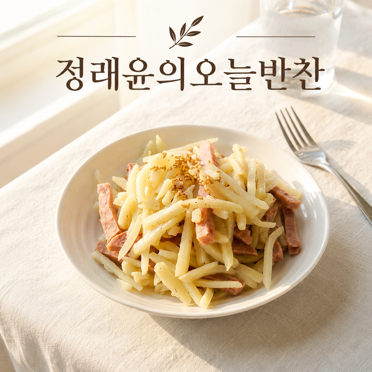 일주일반찬 대용량 국내산 수미 스팸 감자채볶음 540g 가정식 수제 반찬 - 메인 이미지