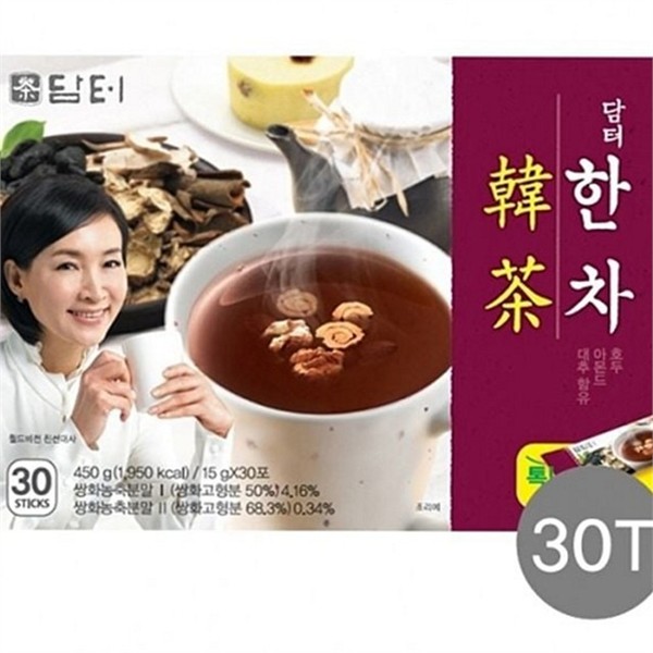 개별포장 한차 30개 30T 선물용 담터 한차 사무실 스틱 분말 - 상품 이미지