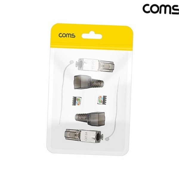 네트워크 rj45 cat 6a 커넥터 2개입 모듈러 키스톤 잭 커넥터 - 상품 이미지