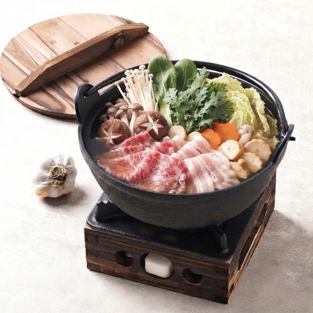 평생쓰는 캠핑 무쇠 주물 전골냄비 샤브샤브 오뎅탕 어묵탕 냄비 16.3cm - 상세 이미지 3