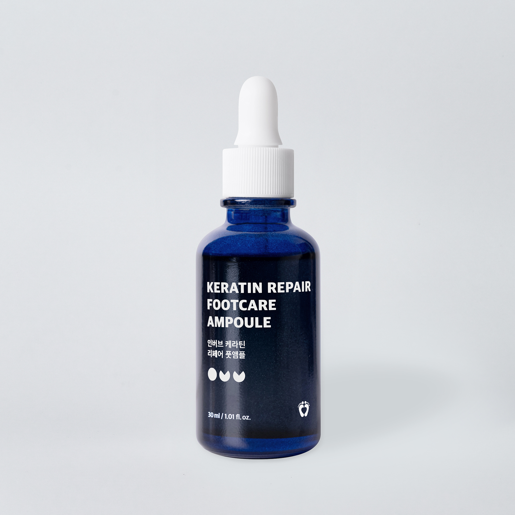 [1+1] 인버브 케라틴 리페어 풋앰플 30ml 민감성 손발톱 케어 보습 영양 - 상세 이미지 4