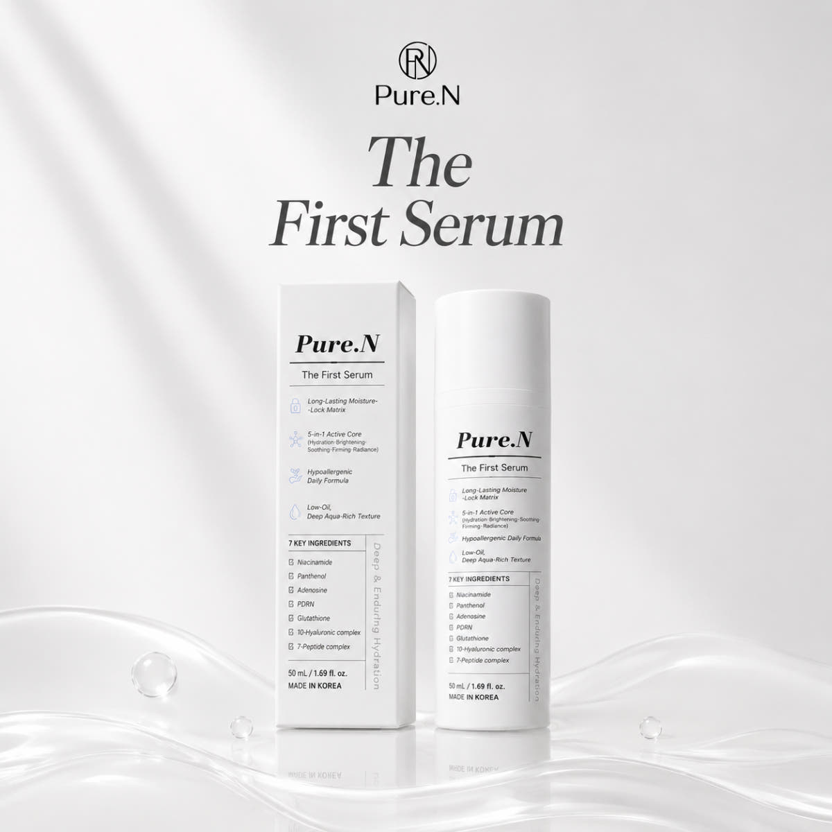퓨어엔 더 퍼스트 세럼-히알루론산 세럼 50ml 가격 추이 퓨어엔 Pure.N 퓨어엔 더 퍼스트 세럼-히알루론산 세럼 50ml - 최저가 49,000원