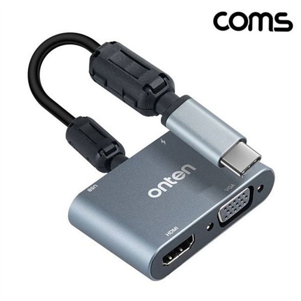 노트북 c 타입 멀티 5in1 컨버터 c 타입 usb 스마트폰 - 상품 이미지