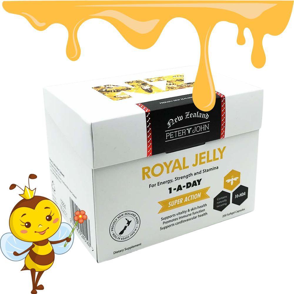 뉴질랜드 피터앤존 로얄젤리 1000mg 200캡슐 소프트젤 이미지 6