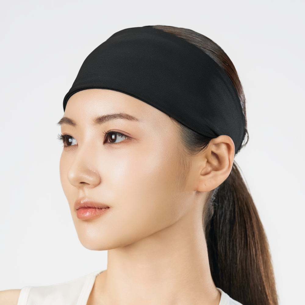 하이페이스 쿨링 와이드 스포츠 헤어밴드 러닝 크로스핏 헬스 - 상세 이미지 5