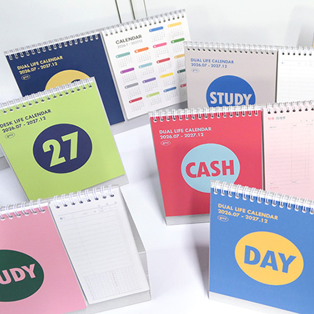 2027년 탁상달력 직장인 학생 스케줄 체크리스트 메모 책상 달력 데스크 캘린더 이미지 6