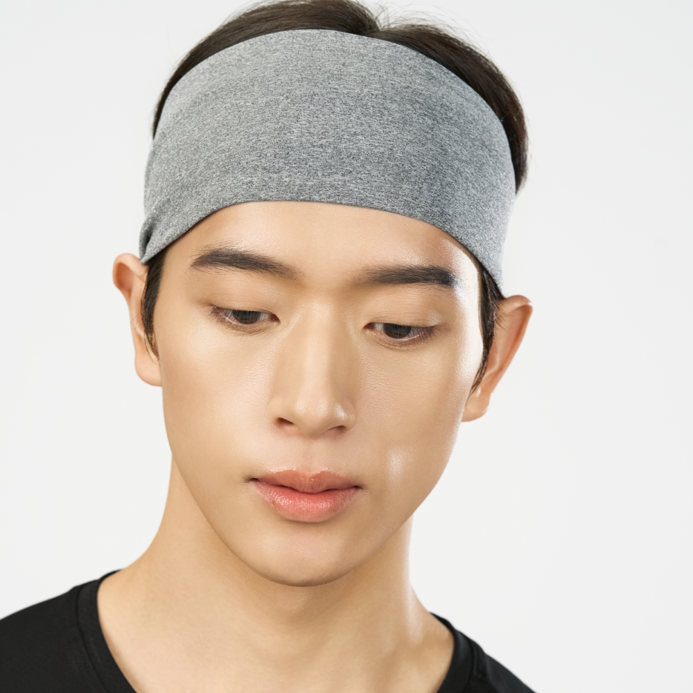 하이페이스 쿨링 와이드 스포츠 헤어밴드 러닝 크로스핏 헬스 - 상세 이미지 3